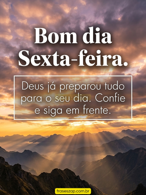 Imagem de sexta-feira para compartilhar no WhatsApp
