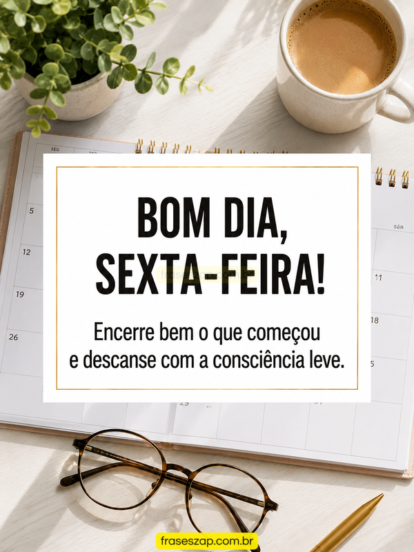 Imagem de sexta-feira para compartilhar no WhatsApp