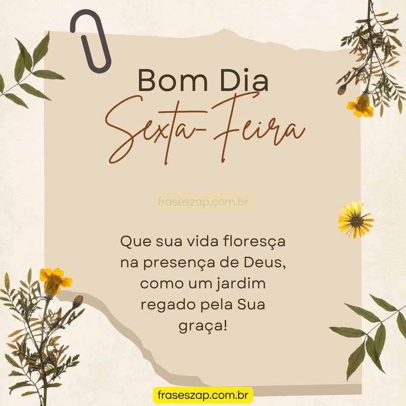 Imagem de sexta-feira para compartilhar no WhatsApp
