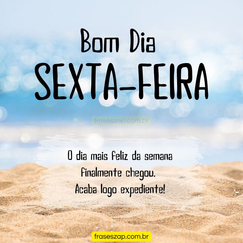 Imagem de sexta-feira para compartilhar no WhatsApp