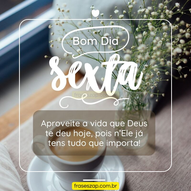 Imagem de sexta-feira para compartilhar no WhatsApp