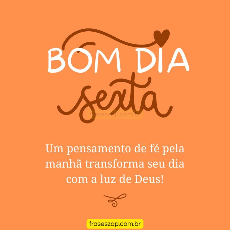 Imagem de sexta-feira para compartilhar no WhatsApp