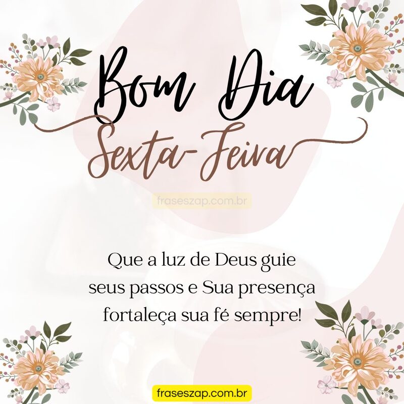 Imagem de sexta-feira para compartilhar no WhatsApp