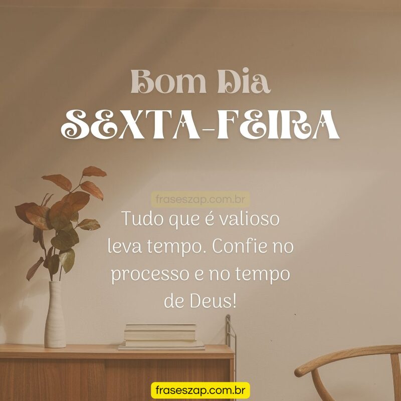 Imagem de sexta-feira para compartilhar no WhatsApp