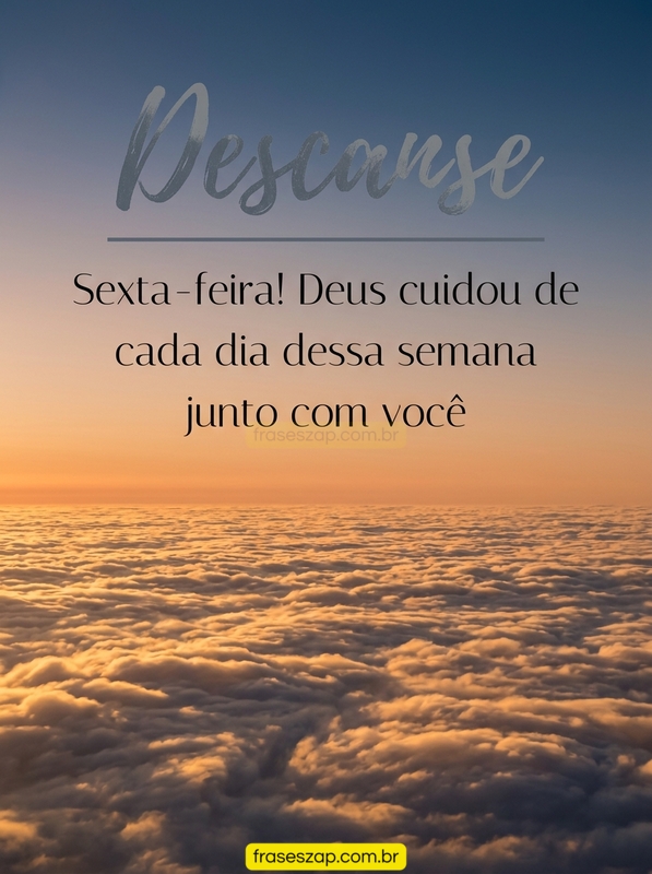 Imagem de sexta-feira para compartilhar no WhatsApp