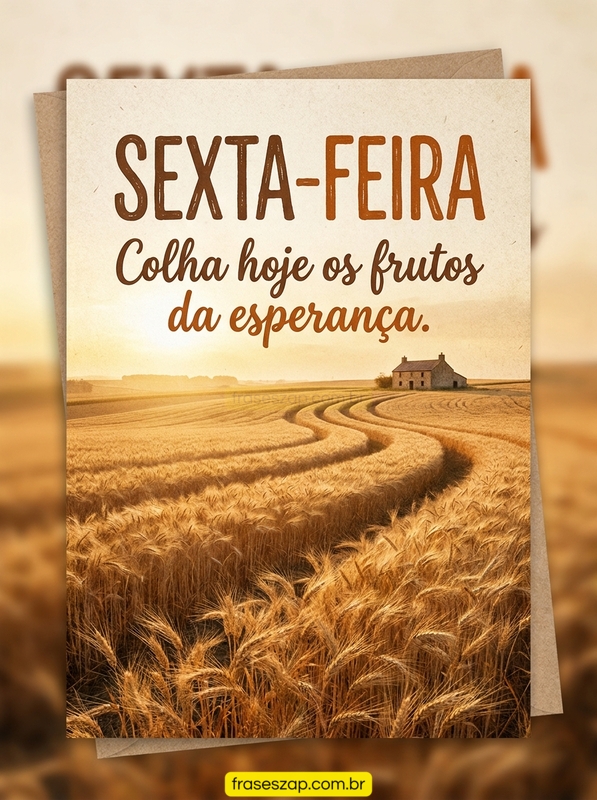 Imagem de sexta-feira para compartilhar no WhatsApp