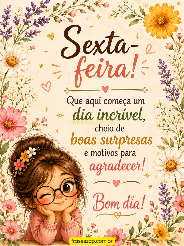 Imagem de sexta-feira para compartilhar no WhatsApp
