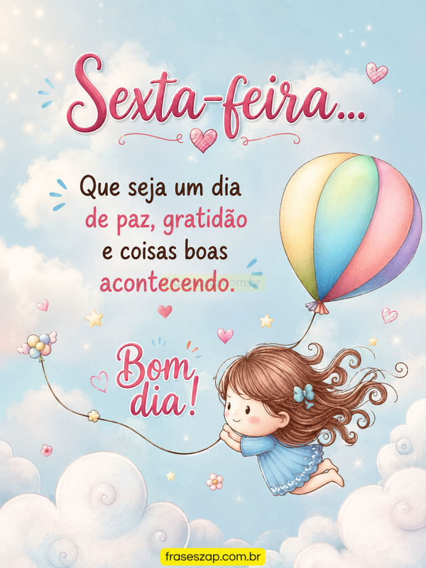 Imagem de sexta-feira para compartilhar no WhatsApp