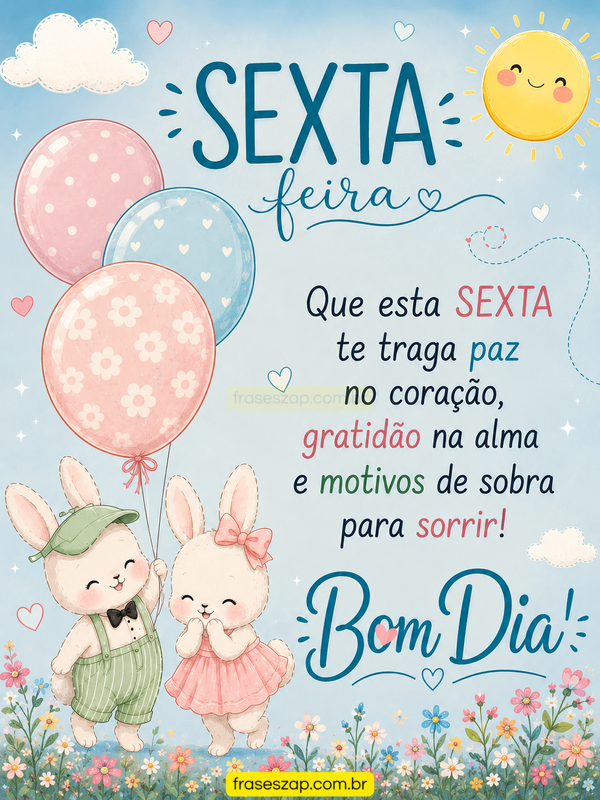 Imagem de sexta-feira para compartilhar no WhatsApp