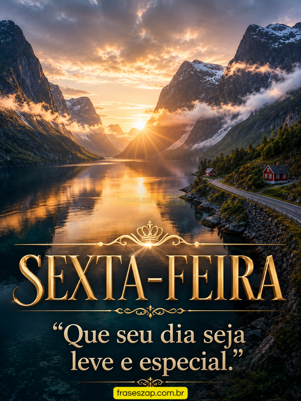 Imagem de sexta-feira para compartilhar no WhatsApp