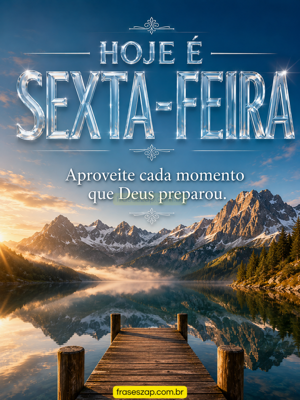Imagem de sexta-feira para compartilhar no WhatsApp