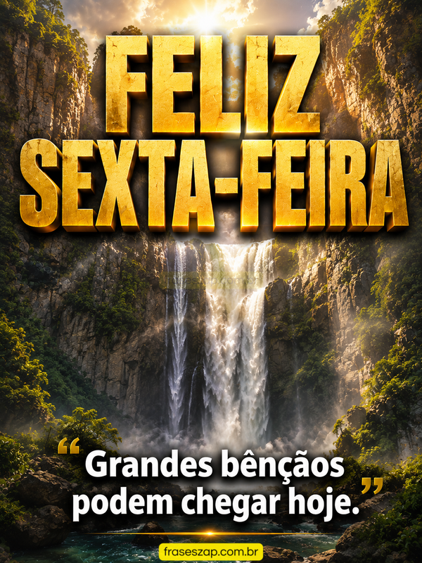 Imagem de sexta-feira para compartilhar no WhatsApp