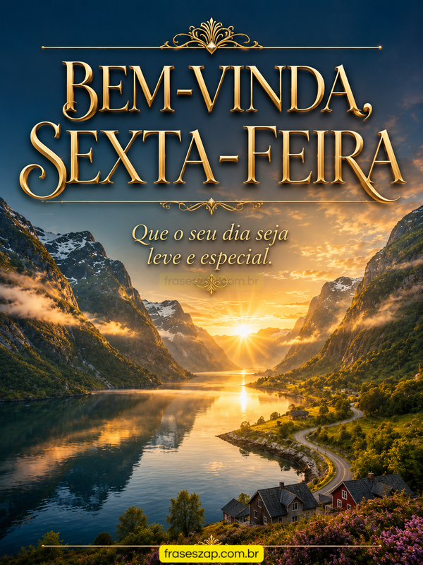 Imagem de sexta-feira para compartilhar no WhatsApp