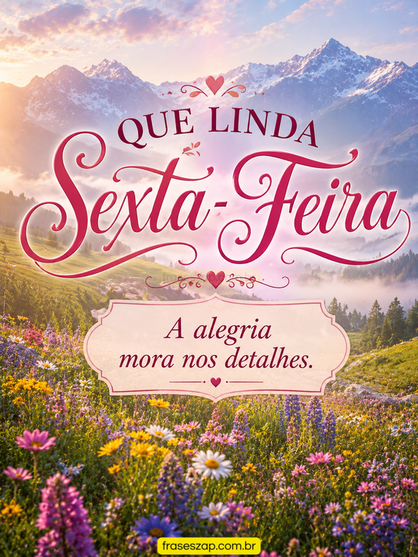Imagem de sexta-feira para compartilhar no WhatsApp