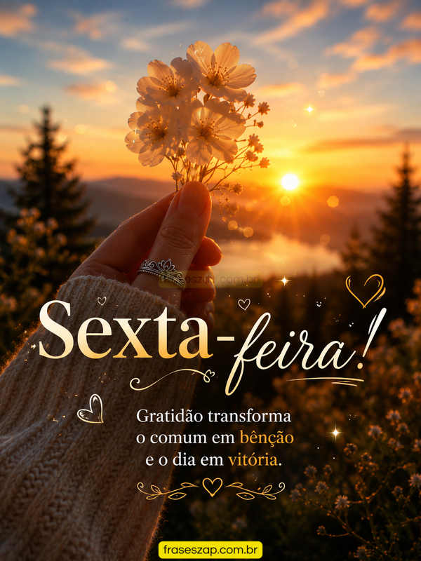 Imagem de sexta-feira para compartilhar no WhatsApp