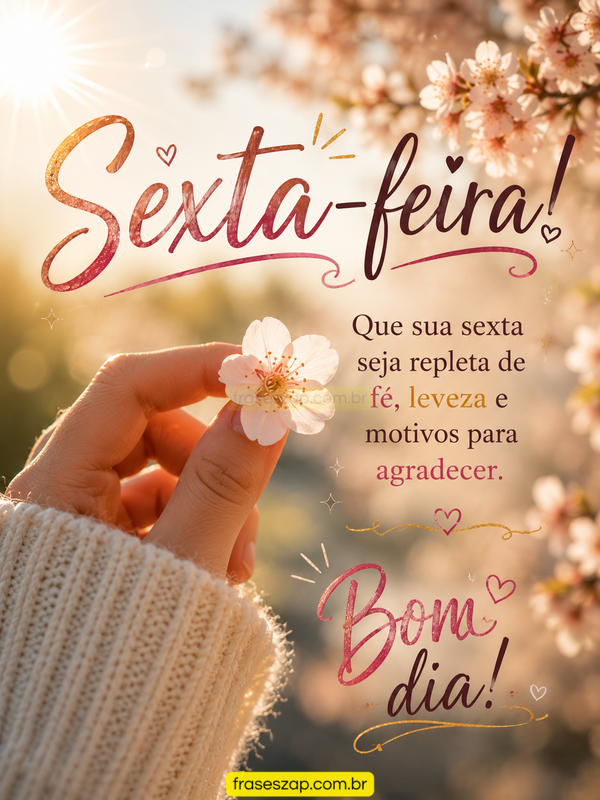 Imagem de sexta-feira para compartilhar no WhatsApp