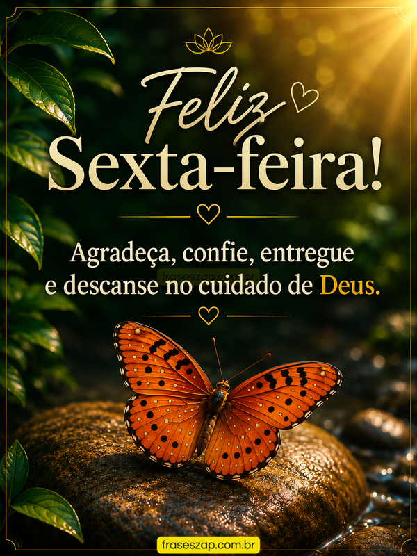 Imagem de sexta-feira para compartilhar no WhatsApp