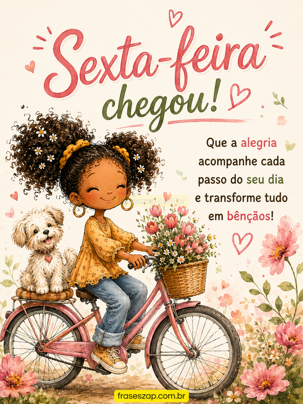 Imagem de sexta-feira para compartilhar no WhatsApp