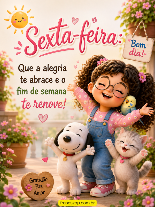 Imagem de sexta-feira para compartilhar no WhatsApp