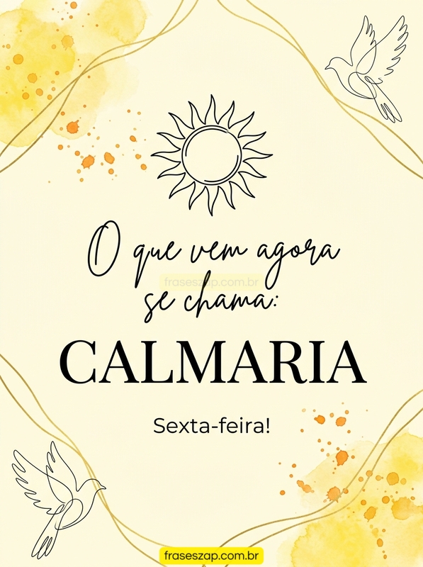 Imagem de sexta-feira para compartilhar no WhatsApp