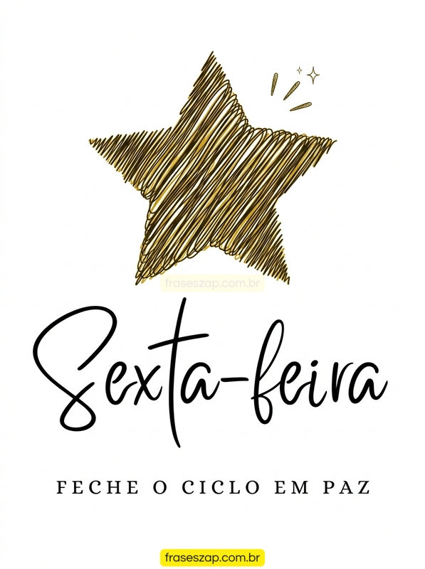 Imagem de sexta-feira para compartilhar no WhatsApp