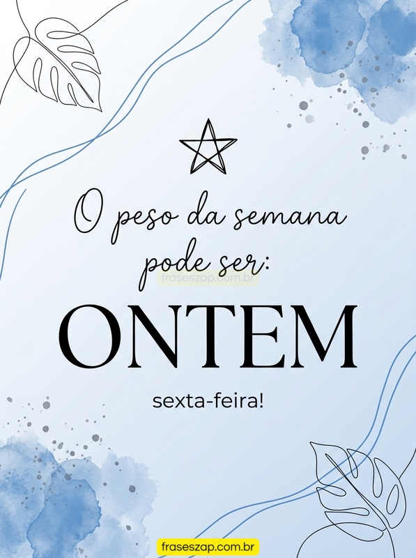 Imagem de sexta-feira para compartilhar no WhatsApp