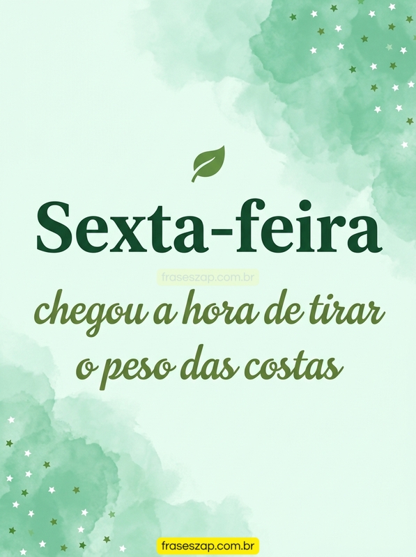 Imagem de sexta-feira para compartilhar no WhatsApp