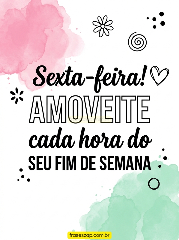 Imagem de sexta-feira para compartilhar no WhatsApp