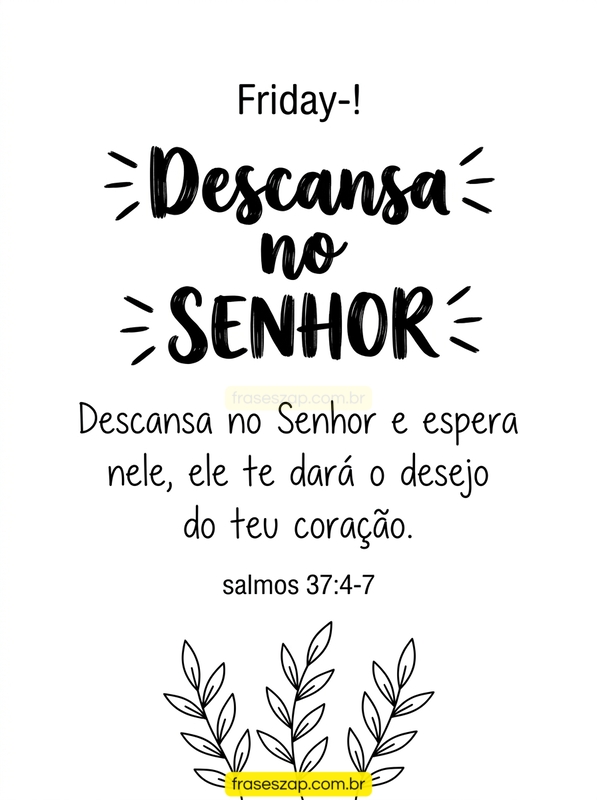 Imagem de sexta-feira para compartilhar no WhatsApp