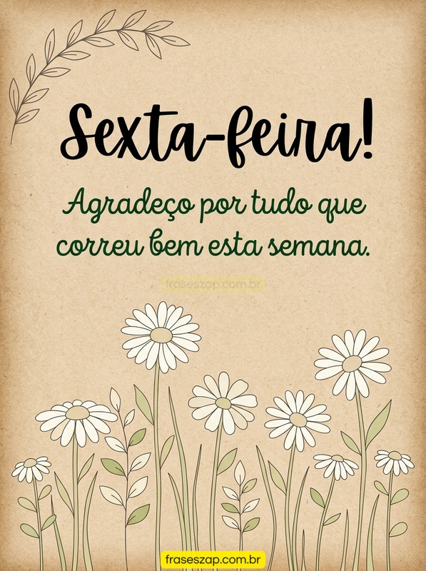 Imagem de sexta-feira para compartilhar no WhatsApp