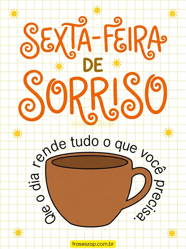 Imagem de sexta-feira para compartilhar no WhatsApp