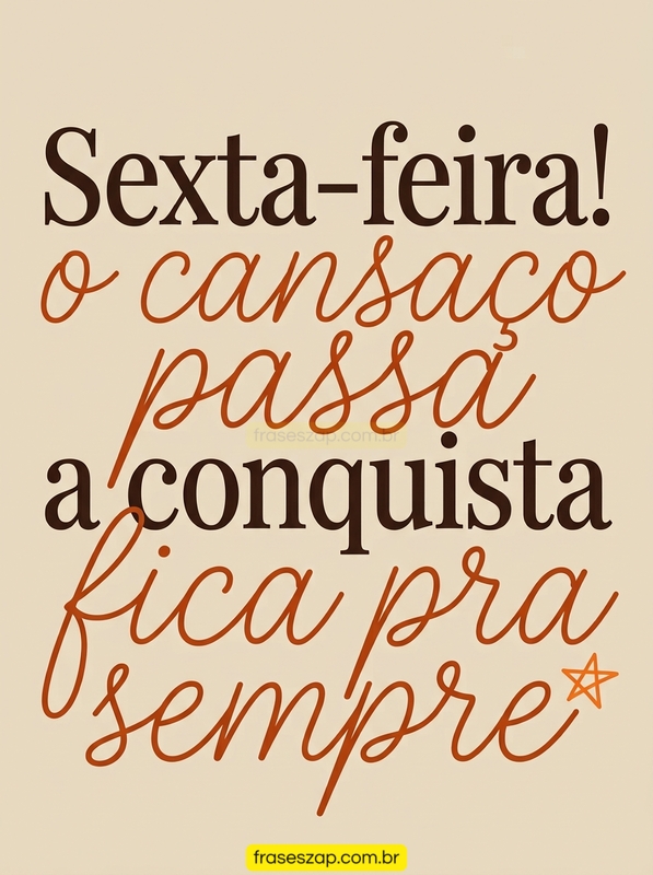 Imagem de sexta-feira para compartilhar no WhatsApp