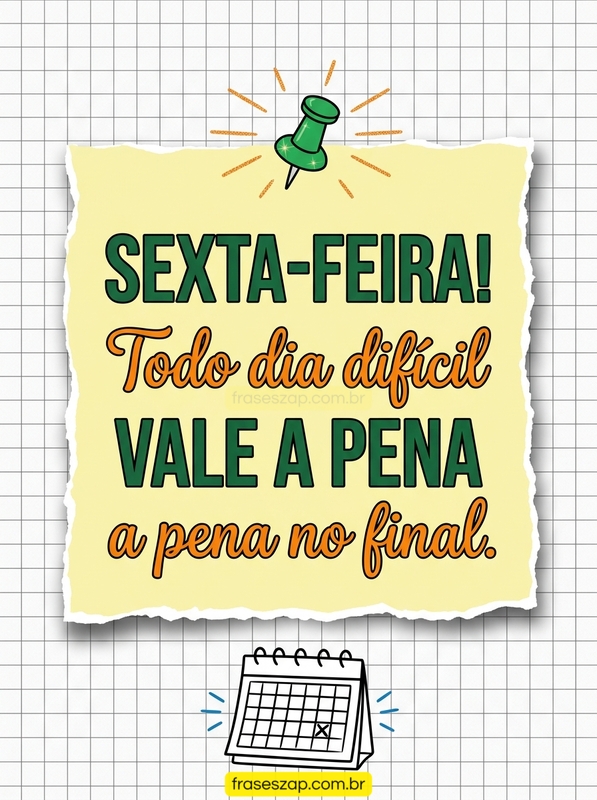 Imagem de sexta-feira para compartilhar no WhatsApp