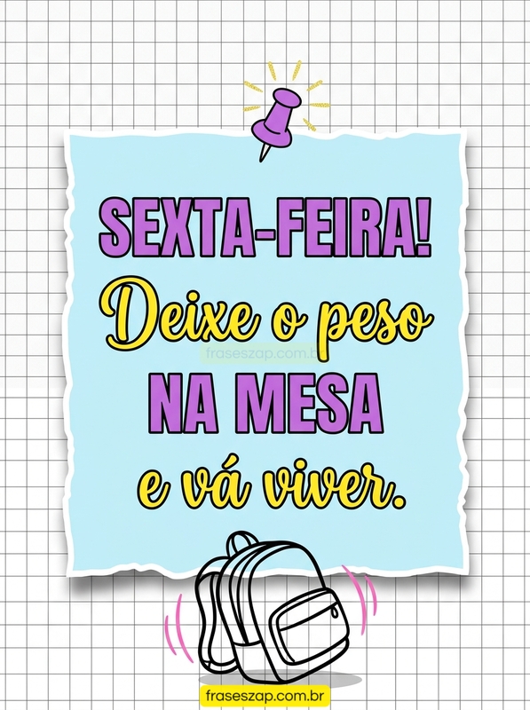 Imagem de sexta-feira para compartilhar no WhatsApp
