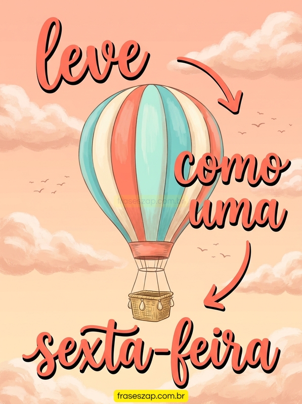 Imagem de sexta-feira para compartilhar no WhatsApp