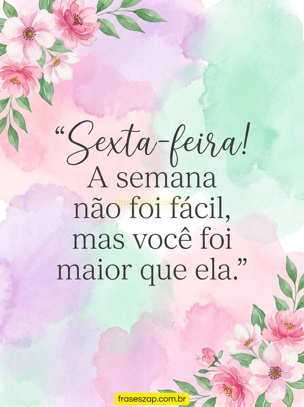 Imagem de sexta-feira para compartilhar no WhatsApp
