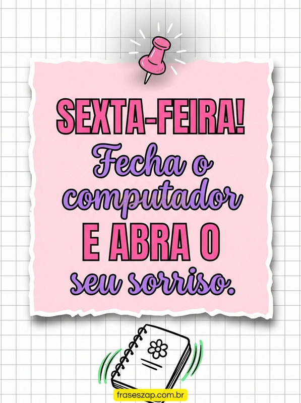 Imagem de sexta-feira para compartilhar no WhatsApp
