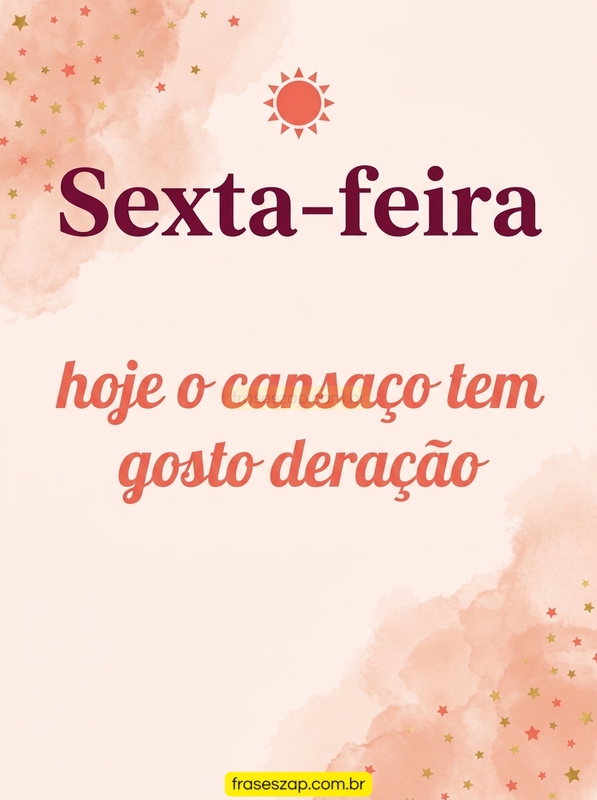 Imagem de sexta-feira para compartilhar no WhatsApp