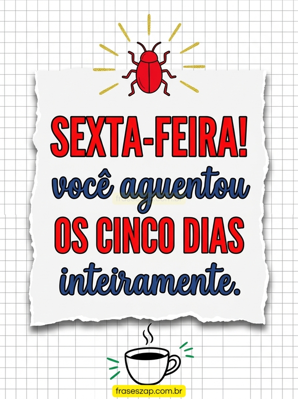 Imagem de sexta-feira para compartilhar no WhatsApp