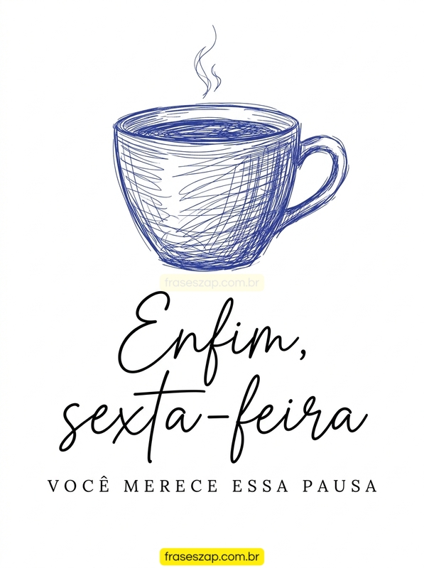 Imagem de sexta-feira para compartilhar no WhatsApp