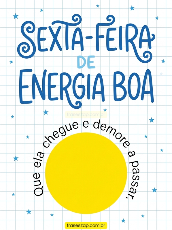 Imagem de sexta-feira para compartilhar no WhatsApp
