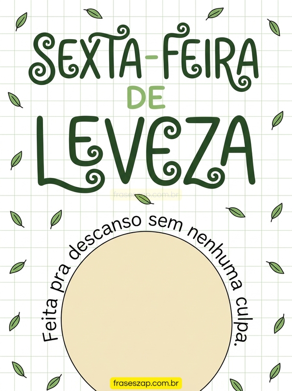 Imagem de sexta-feira para compartilhar no WhatsApp