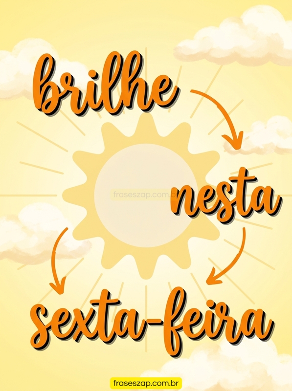 Imagem de sexta-feira para compartilhar no WhatsApp