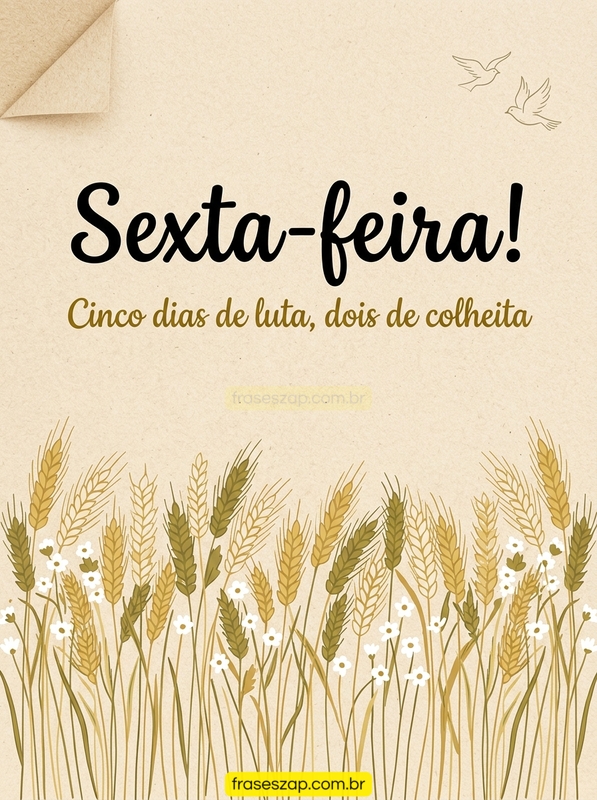 Imagem de sexta-feira para compartilhar no WhatsApp