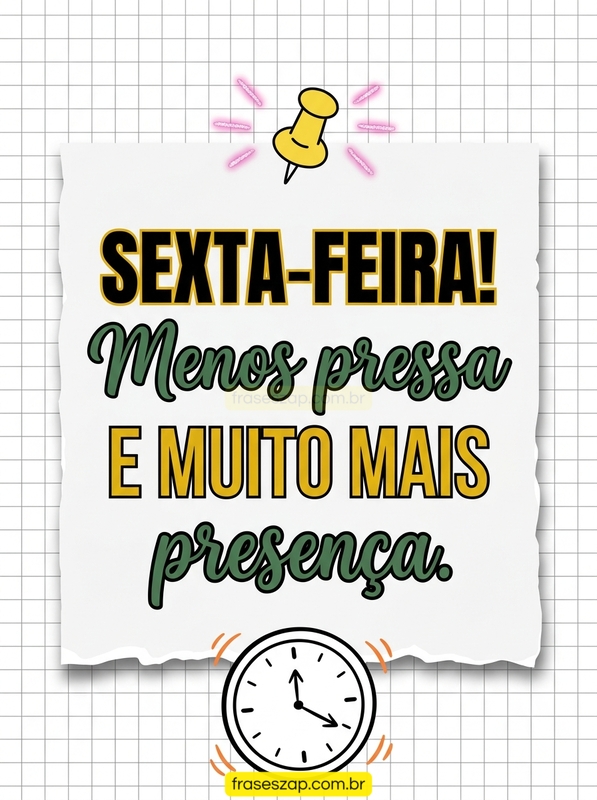 Imagem de sexta-feira para compartilhar no WhatsApp