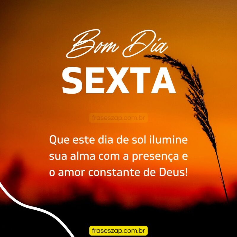 Imagem de sexta-feira para compartilhar no WhatsApp