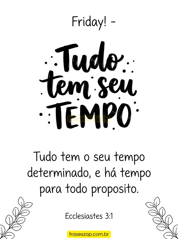 Imagem de sexta-feira para compartilhar no WhatsApp