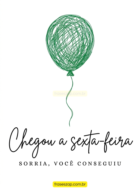 Imagem de sexta-feira para compartilhar no WhatsApp