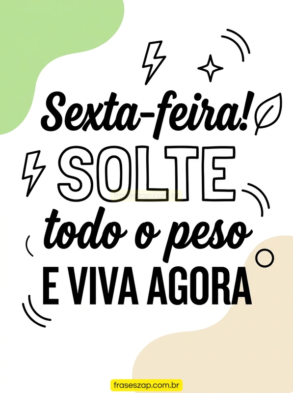 Imagem de sexta-feira para compartilhar no WhatsApp