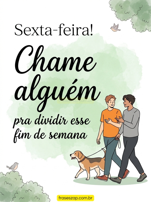 Imagem de sexta-feira para compartilhar no WhatsApp